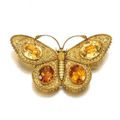 Gold and citrine brooch, Early 19th Century - Sotheby's