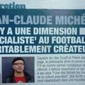 Michéa et le foot sur Marianne en 2018