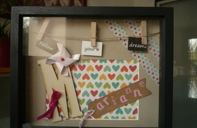Cadeau naissance/cadre chambre enfant 