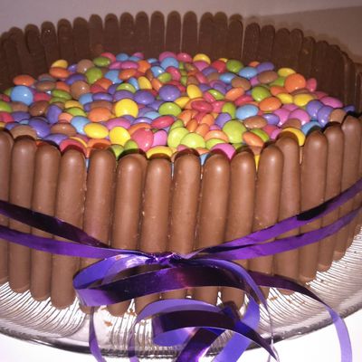 Gâteau anniversaire Smarties