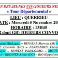 Détection U15 - Tour départemental à Querrieu le Mercredi 5 Novembre