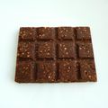 tablettes de chocolat au riz soufflé hyperprotéiné saveur noisette (sans sucre)