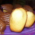 Madeleines au chocolat