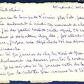 Petit mot de Denise à Philippe, Paris, vendredi soir 23 octobre 1936