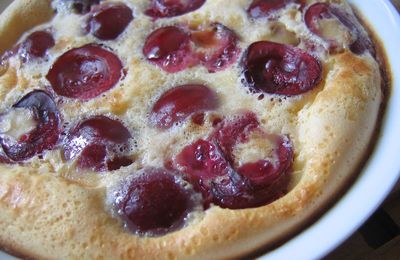 Clafoutis minute sans prétention aux cerises