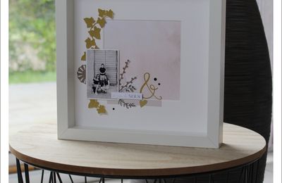 DT Fée du scrap - Un cadre Home déco