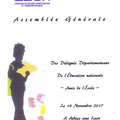 INVITATION A L'ASSEMBLEE DE L'UNION DEPARTEMENTALE DES DDEN DE L'AISNE