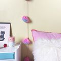 DIY • UNE GUIRLANDE DE POMPONS AUX COULEURS DE LICORNE •