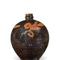 A russet-splashed black-glazed jar, Northern Song-Jin dynasty (960-1234)