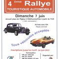 RALLYE TOURISTIQUE AUTOMOBILE