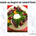 Salade au magret de canard fumé