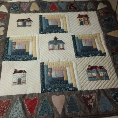 Patchwork et ses coeurs