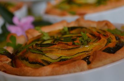 Tartelettes colorées au "Fleur d'Audresselles".