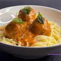 Boulettes au parmesan, sauce cremoso