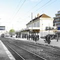 Les quais de la gare de Franconville (série 5)