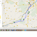 Itinéraire du circuit Blois - Chailles - Candé/Beuvron - Chaumont sur loire - Villelouet - Chailles 42 Km en date du 1 Mars 2014