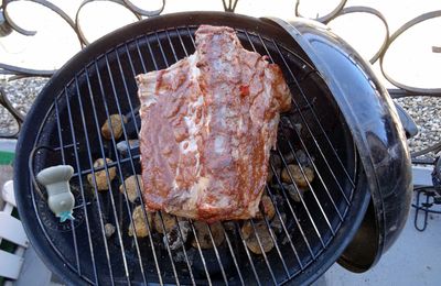 Ribs de sanglier au barbecue, marinade occidentale
