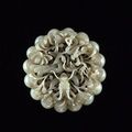 Circular plaque, nephrite jade, carved. China, 16th century