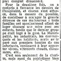 Servance accueille les réfugiés - Les Petites Affiches - 17 février 1939