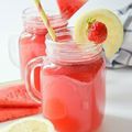 Smootie pastèque, fraise, citron ∞