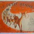 Livre ancien ... LE PETIT RENNE AU NEZ ROUGE (1952) * Pop-up