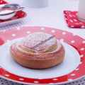 Spécial Saint Valentin: Briochettes Zébrées à la rose