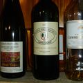 Albert Mann : Pinot gris 2011, Saint Emilion : Pavie Macquin 2007, et Sauternes : Lafaurie-Peyraguey 2001