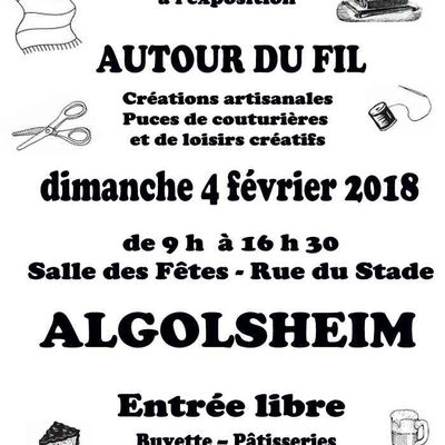 Autour du fil et puces de couturières