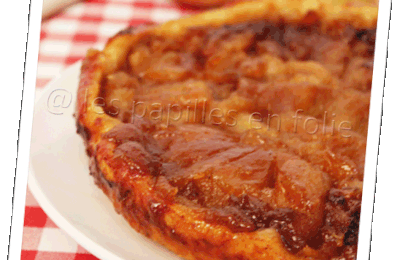 Tarte tatin vanillée