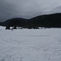 Les échappées belles... au Lac Genin ou comment marcher sur la glace (Ain)