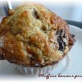 Muffins santé: banane - pruneau