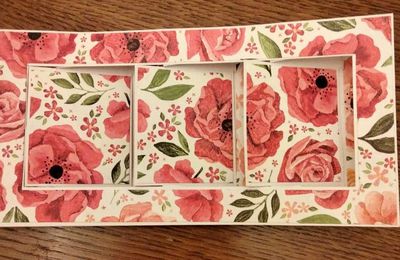 Carte Pivotante 3 volets - Nicole