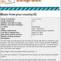 Je participe ! Swap-bot: Music from your country No 2 (received 2/5)