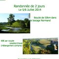 Randonnée de deux jours dans le bocage normand