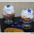 VERRINES DE LENTILLES VERTES, OEUF POCHE, TRUITE FUMEE ET CHANTILLY