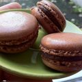 Macaron au chocolat framboise