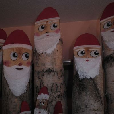 mes Pères Noel en boulot