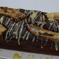 Banana bread aux 3 chocolats