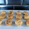 Mini-muffins au roquefort et aux noix