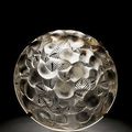 René Lalique - 'Lausanne' a Frosted and Polished Glass Ceiling Lamp, design 1929