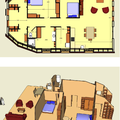 Plan de la maison en 3D