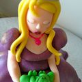 Gâteau La princesse et la grenouille 2 (suite et fin) septembre  2014