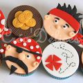 Des cupcakes pirates pour un petit moussaillon