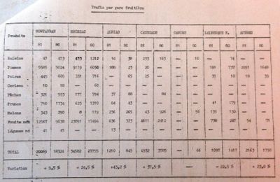 Le fret dans le 82 en 1981