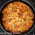 Frittata chorizo et courgette