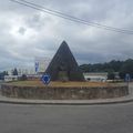 Rond-point à Pedrogao Grande (Portugal)