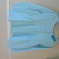 Blouse jacadi turquoise 4 ans