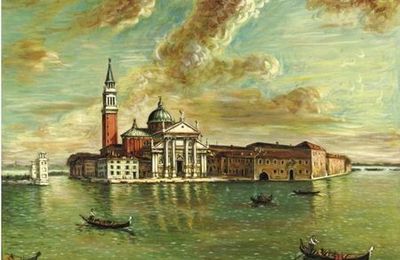 Giorgio de Chirico (1888 - 1978), Isola di San Giorgio, 1965 & Meditazione al crepuscolo, 1943