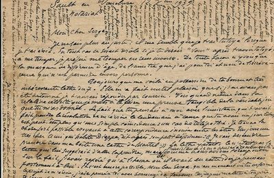 Une lettre d'Eugène Martel à Serge. Fin 1939