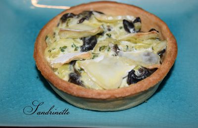 quiche escargot-brie